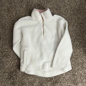 White Old Navy half zip sweatshirt